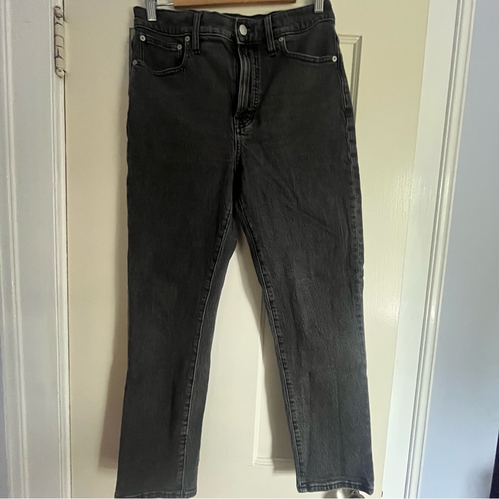 Madewell Black Straight Leg Jeans Timeless Design